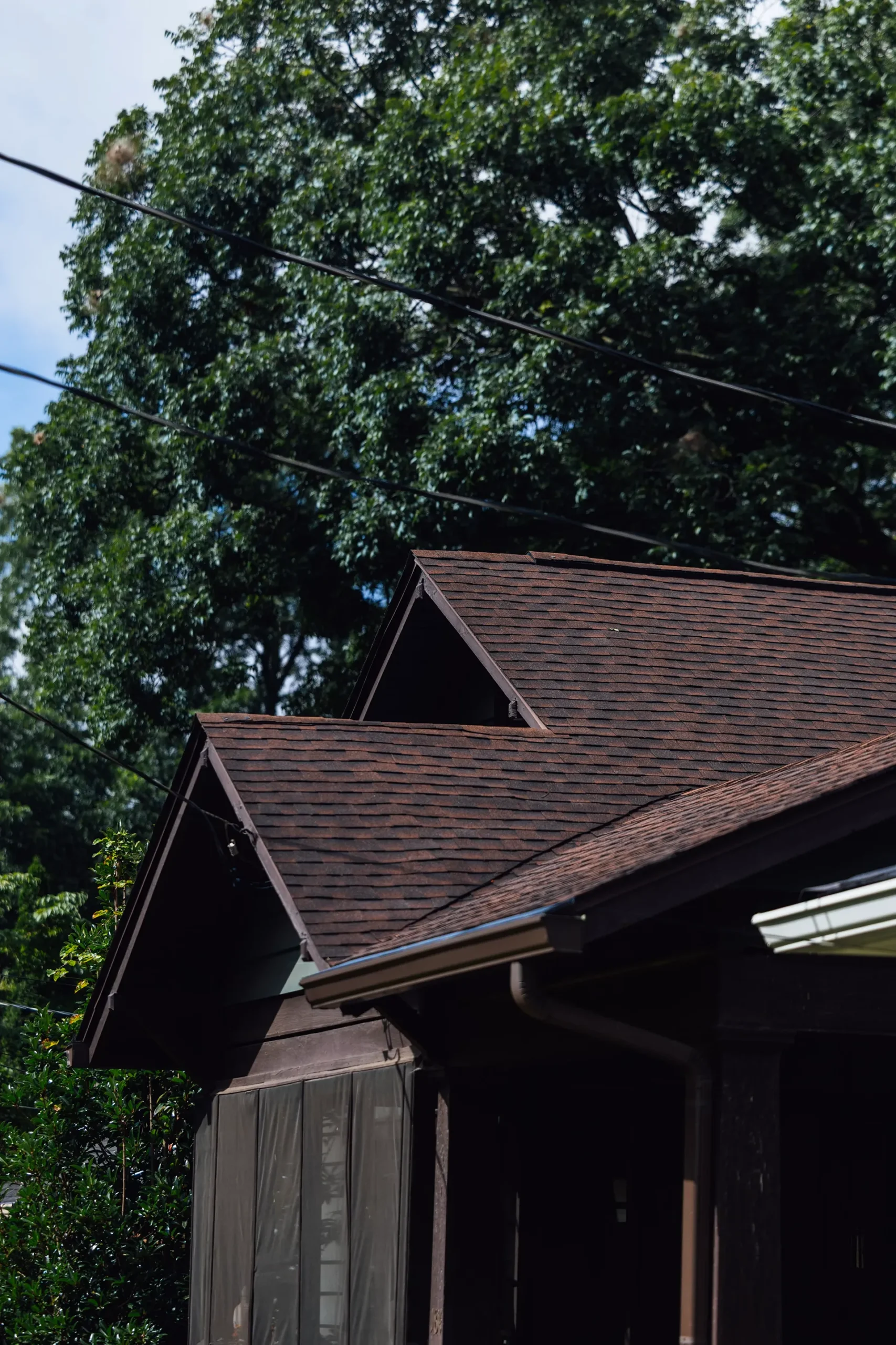 Residential property roof and exterior